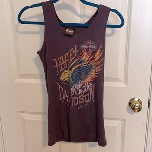 NWOT Savannah Harley Davidson ribbed tank top